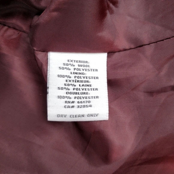 Urban Outfitters Kimchi Blue Wool Blend Burgundy Open Back Dress - Picture 9 of 10